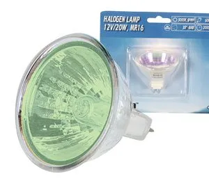 Halogen Lamp 12 V MR16 Green