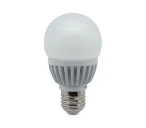 6W WARM WHITE LED BULB 220 VAC - E27 BASE