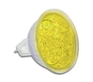 Yellow LED lamp - 12 Vac - 7 cd