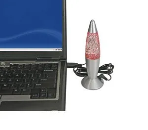 Multicolour USB glitter lamp