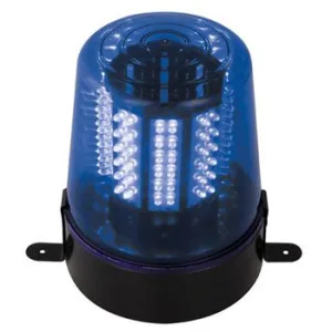 Blue Rotating Beacon with 108 LEDs - 12 Volt
