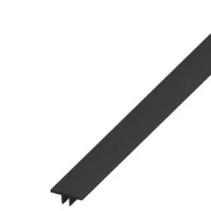 Black PVC Cover Strip for 27.5 Profile - 1 m
