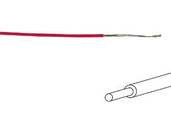 Wire Coil 0.5 mm - 100 metres on reel - red - Image 1