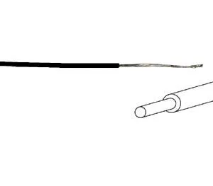 0.5 mm Hook-up Wire - 100 m Reel - Black