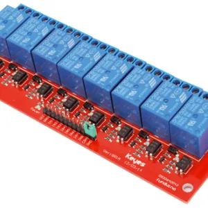 8-relay module 5 Vdc 10A (assembled)
