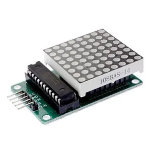 Module with 8x8 Red LED Mini Matrix Display