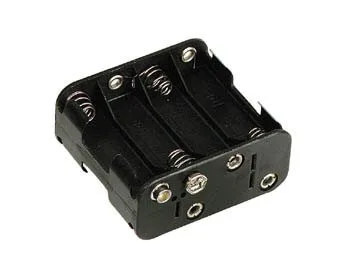 Battery holder 8 x AA with clip terminals - Image 1