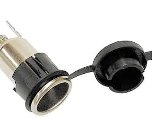 Female Cigarette Lighter Socket Ø 25mm - Panel Mount
