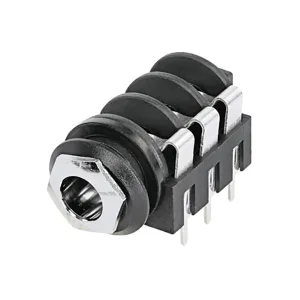 6.3 mm Stereo Jack Socket, PCB Mount