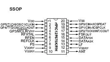 RFPIC12F675 MICROCHIP SMD 20 PIN - Image 1