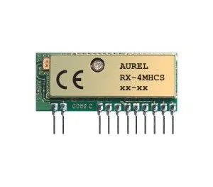 RECEIVER WITH 4-BIT OUTPUT AND HCS ROLLING CODE