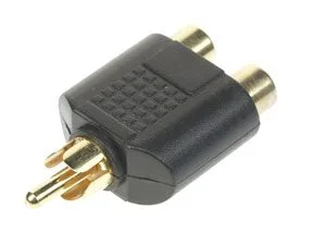 RCA MALE / 2 x RCA FEMALE SPLITTER