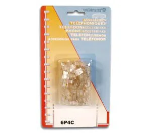 SET OF 50 RJ11 CONNECTORS