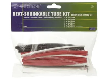 Assorted colour heat-shrink tubing set - 40 Pcs - Image 1