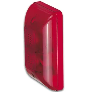 Outdoor siren with strobe