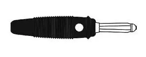 HIRSHMANN 4 mm Banana Plug - Black