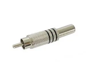 RCA PLUG - BLACK