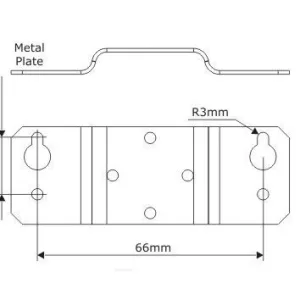 DIN Rail Mount for DS100 / DS202