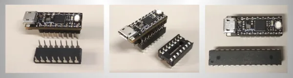 uChip: the Arduino Zero compatible micro board - with headers - Image 4