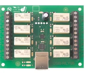 USB-RLY08 - 8 RELAY USB CONTROL MODULE