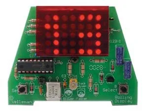 LED date and time display
