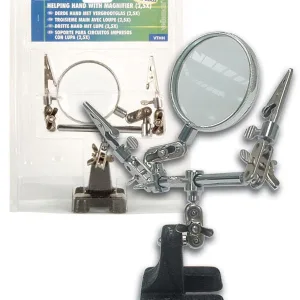 Helping Hands with Magnifying Glass