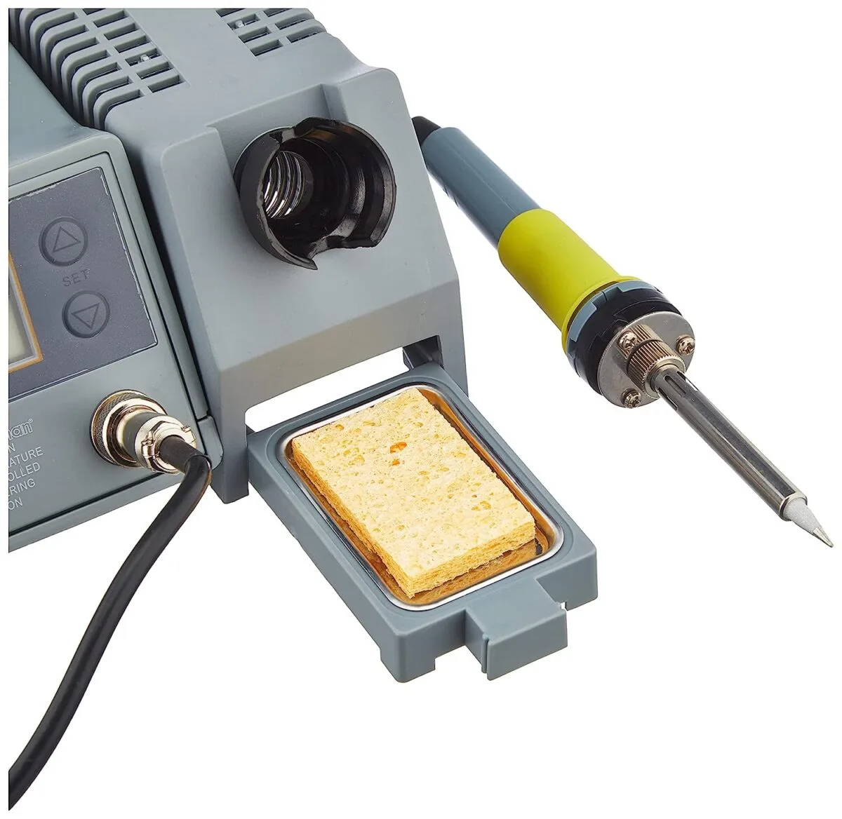 48W Soldering Station with LCD Display and Digital Temperature Control - Image 4