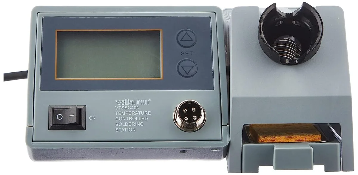 48W Soldering Station with LCD Display and Digital Temperature Control - Image 3