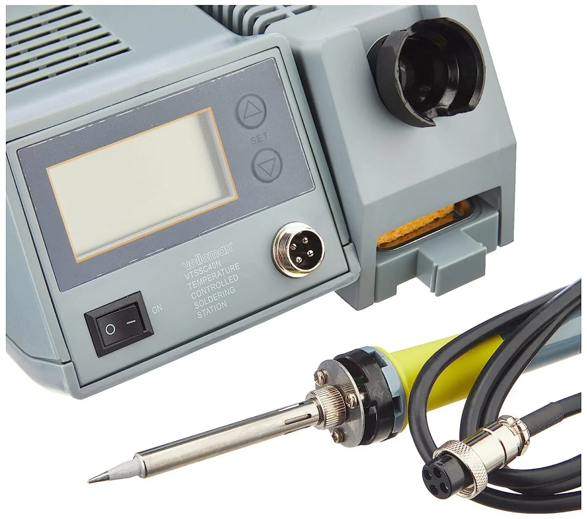 48W Soldering Station with LCD Display and Digital Temperature Control - Image 5
