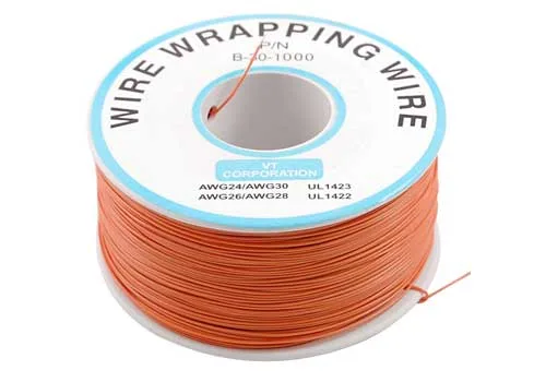 Wire Wrapping Wire AWG30 - Orange - Image 1