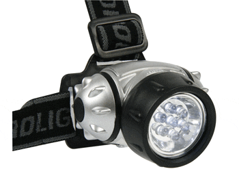 Head Torch with 7 White LEDs and 5 Modes - Image 4