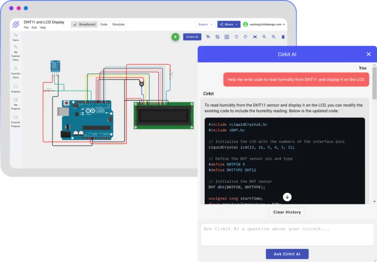 Cirkit Designer AI: Free Platform for Designing and Simulating Electronic Circuits