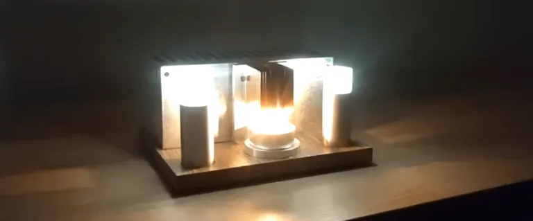 Power from a candle: practical test of a thermoelectric module lamp