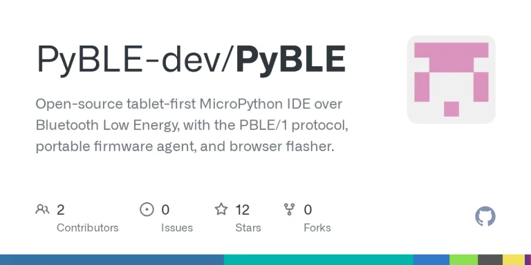 PyBLE: A Bluetooth LE MicroPython IDE for ESP32