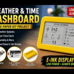 ePaper weather dashboard with XIAO EE05 and SenseCraft Seeedash