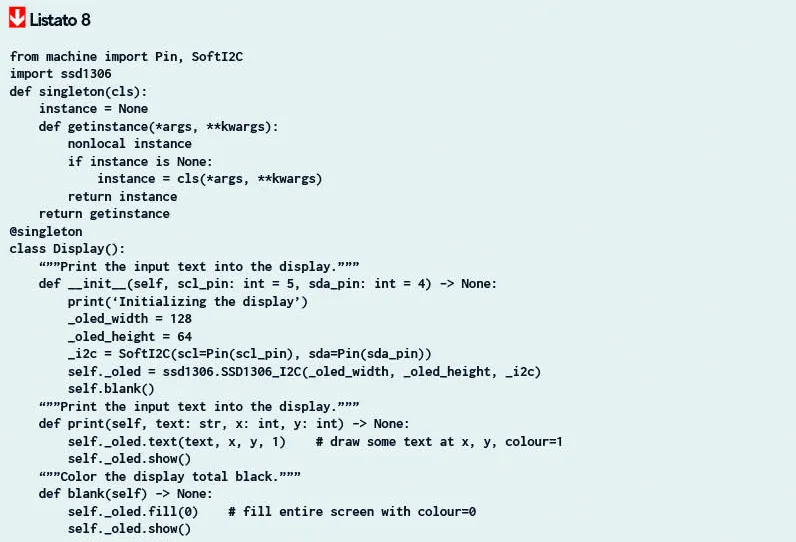Code listing for the Display.py module
