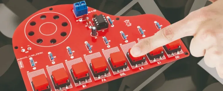 Mini Electronic Piano with 555 Timer