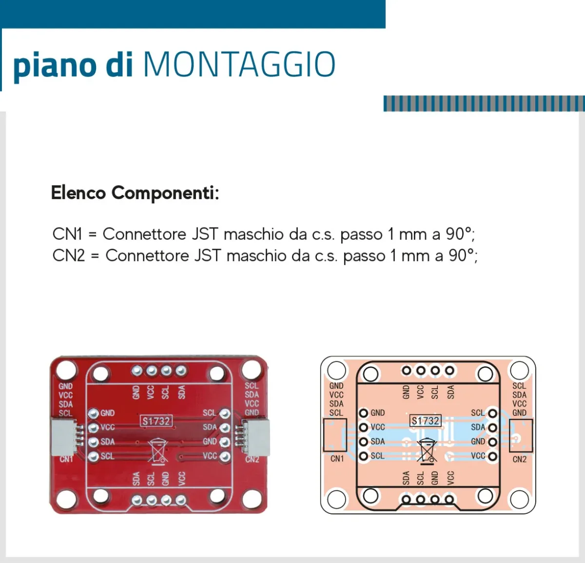 Photo of the adapter board