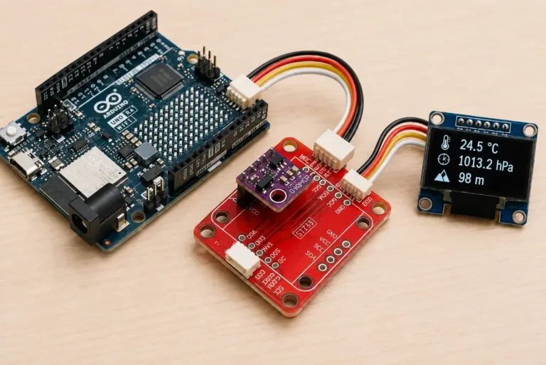 Arduino UNO R4 WiFi: A Guide to Sensors and Displays
